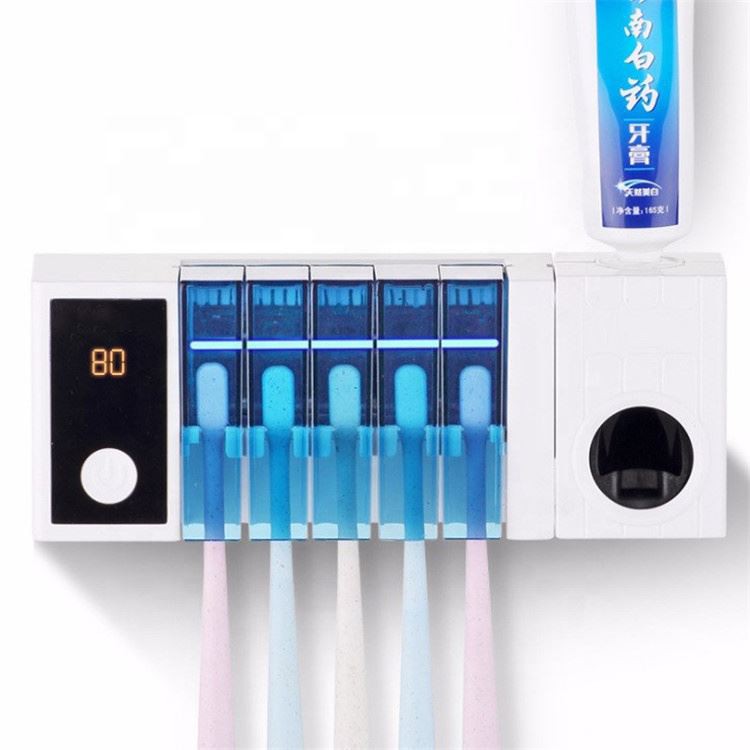 Toothbrush Sanitizer Holder with Drying