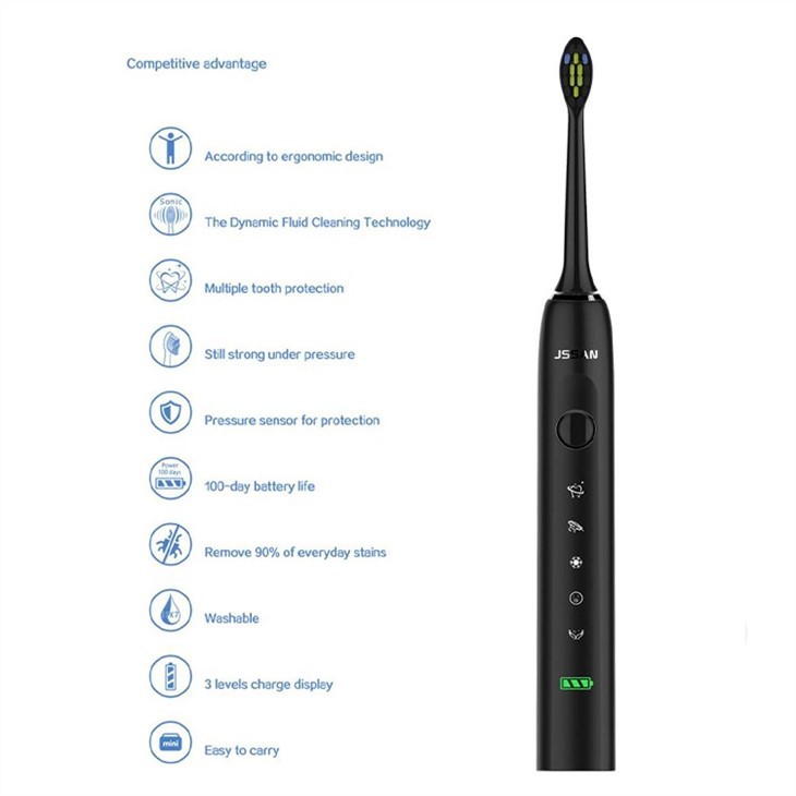 USB charging Electric Sonic Toothbrushes