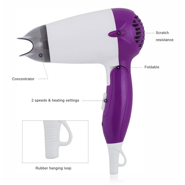 DC Portable Hair Dryer With Folding