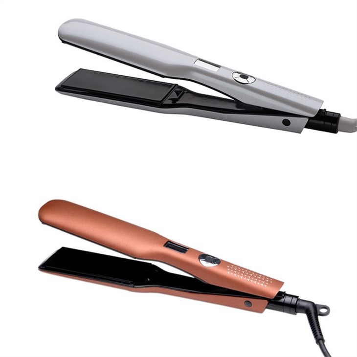 Wide Plate LCD Thermostat Hair Straightener